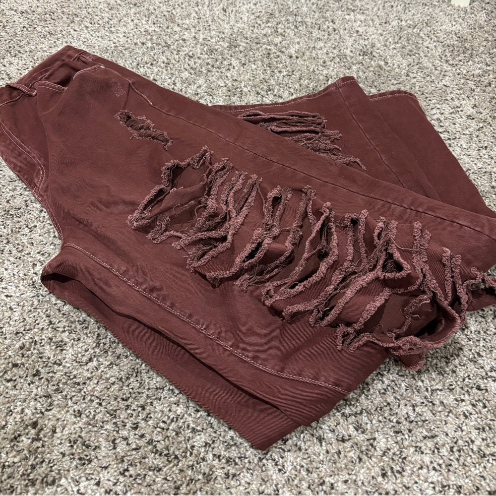Distressed Fashion Nova Jeans